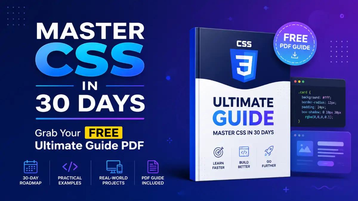 Master CSS in 30 Days: Grab Your Free Ultimate Guide PDF
